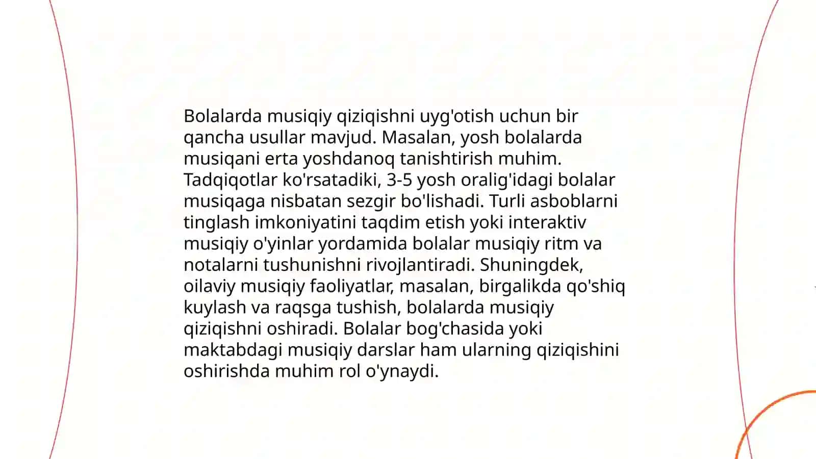 Oilada musiqiy qobilyatni shakllantirish 4