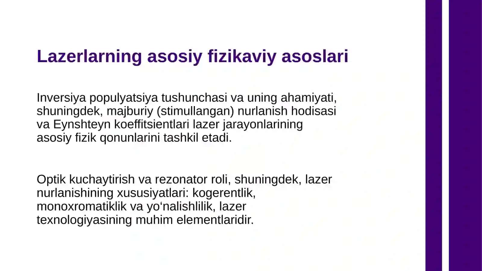 Gazlilazerlar,kimyoviyvaboyoqmoddalilazerlar 4
