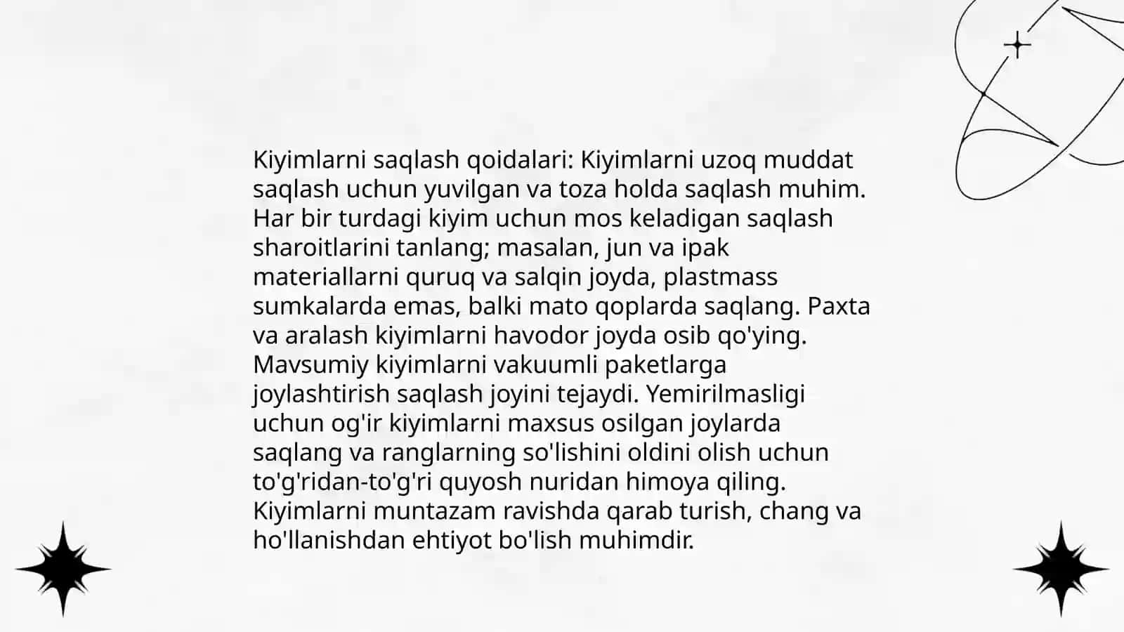 Kiyim boshlar va oyoq kiyimlar gigiyenasi 4
