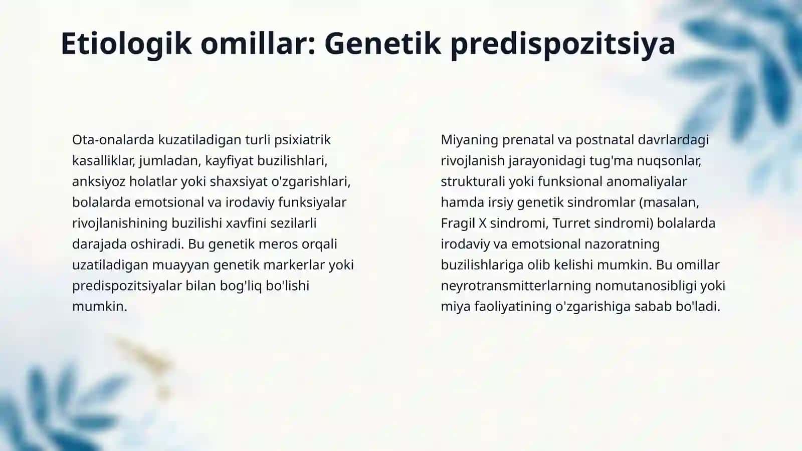 Bolalarda ematsional irodaviy buzilishlar 4