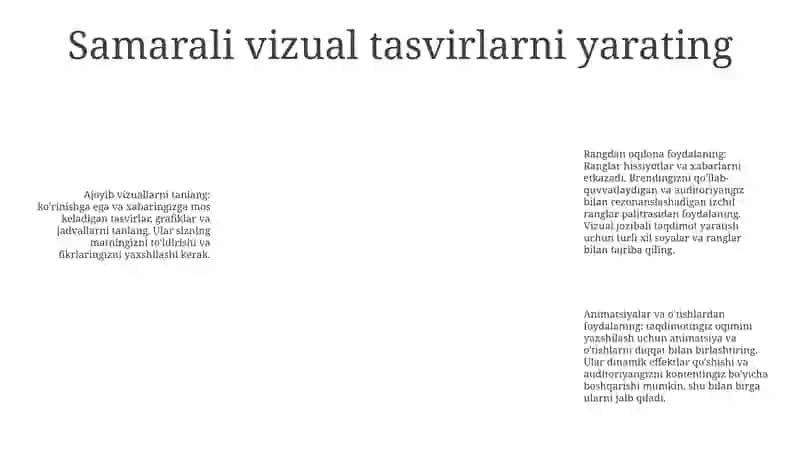 Ta'qdimot tayyorlash 4