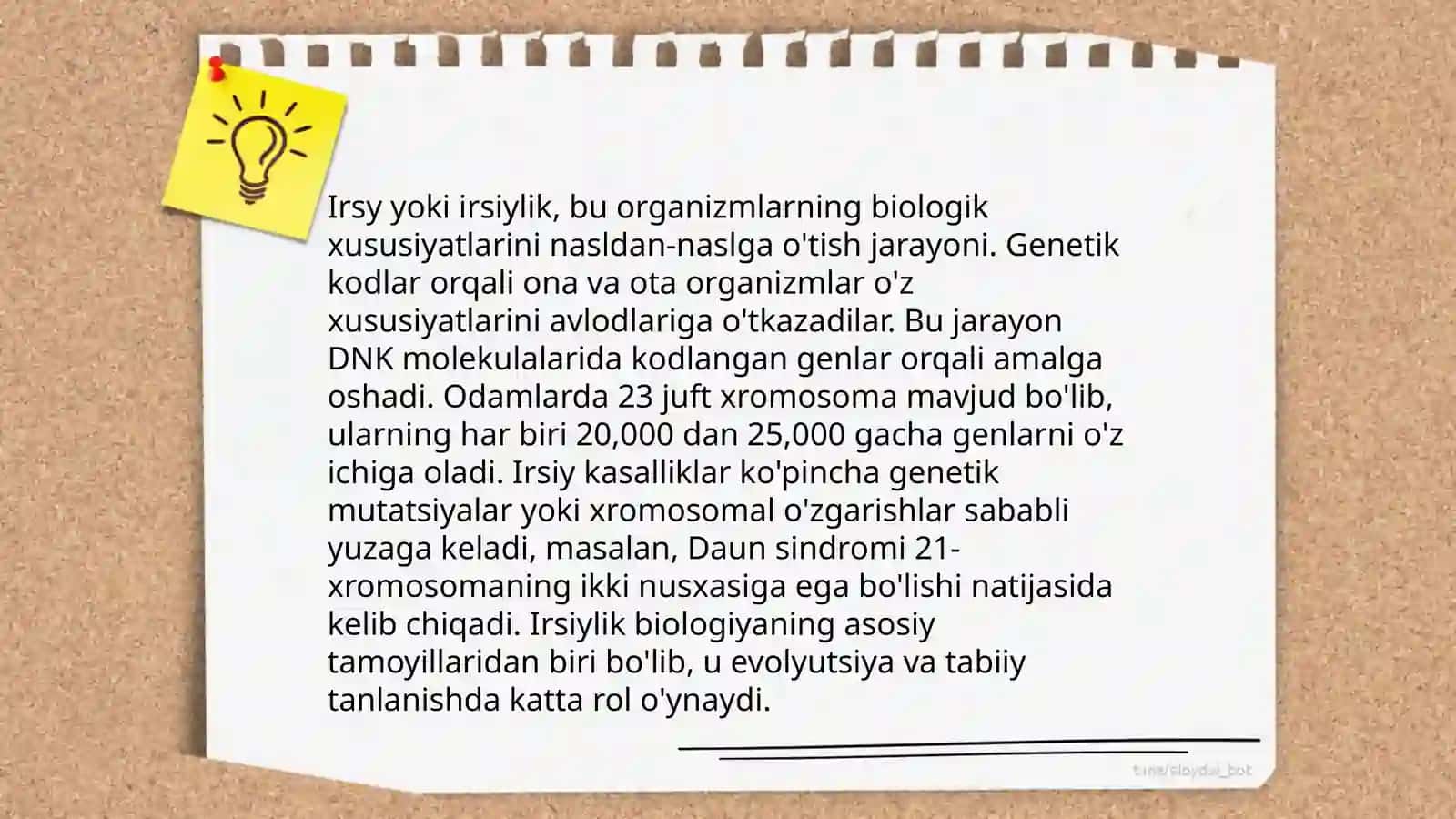 O'zgaruvchanlik va irsiyat. Xonakilashtirish va madaniy o'simliklar. Sun'iy tanlanish 4