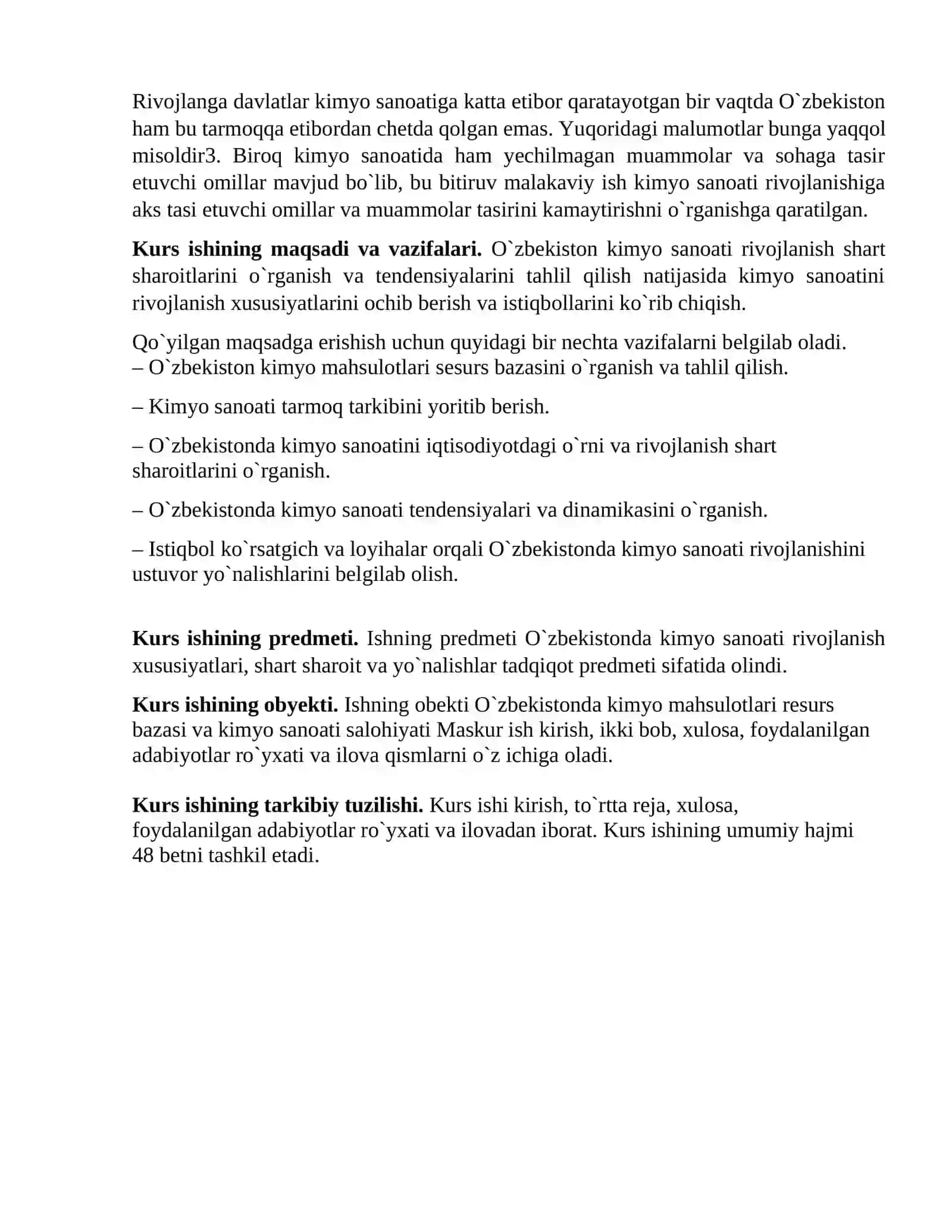 O`ZBEKISTONDA KIMYO SANOATI SALOHIYATI VA TARMOQ TARKIBI 4
