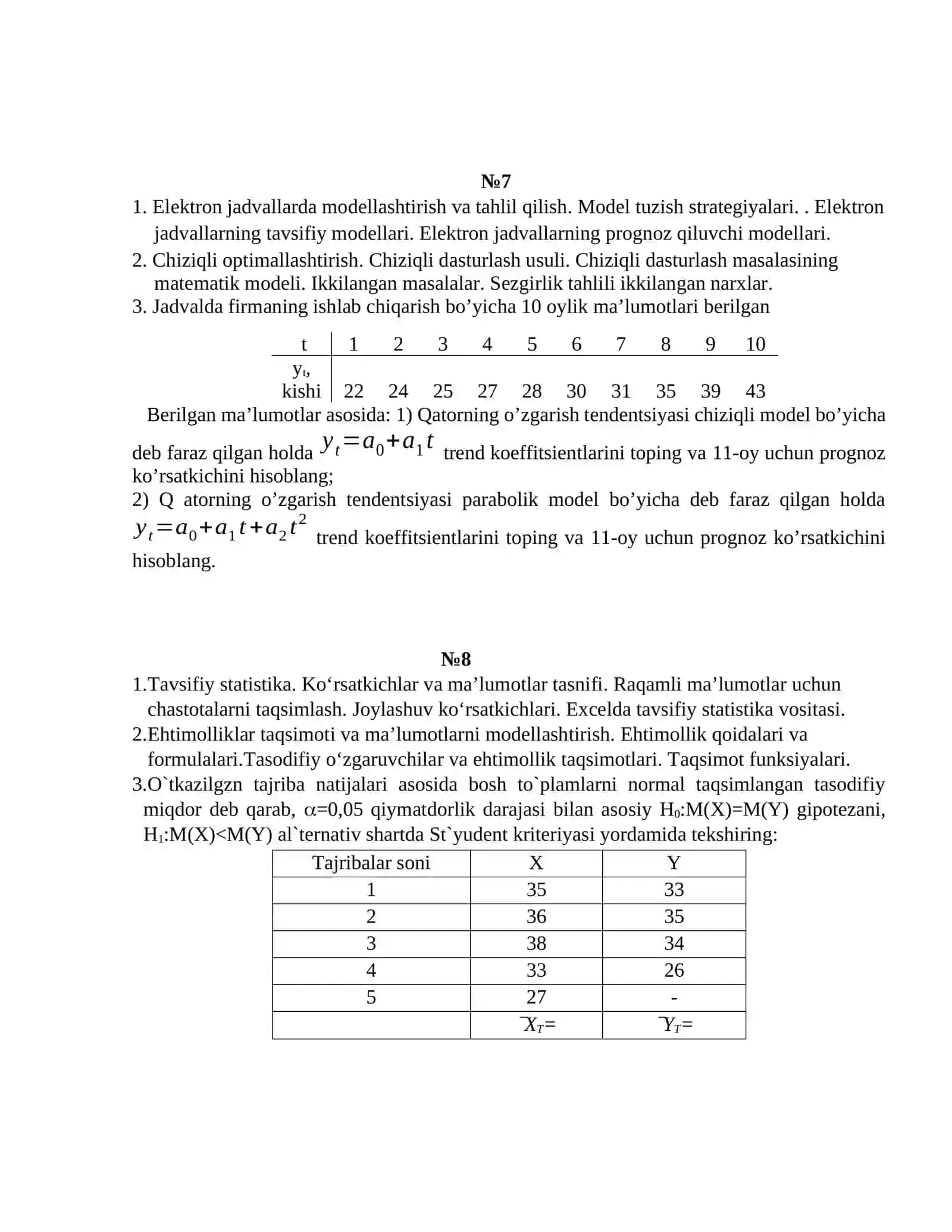 Biznes analitika fanining maqsadi va vazifalari 4