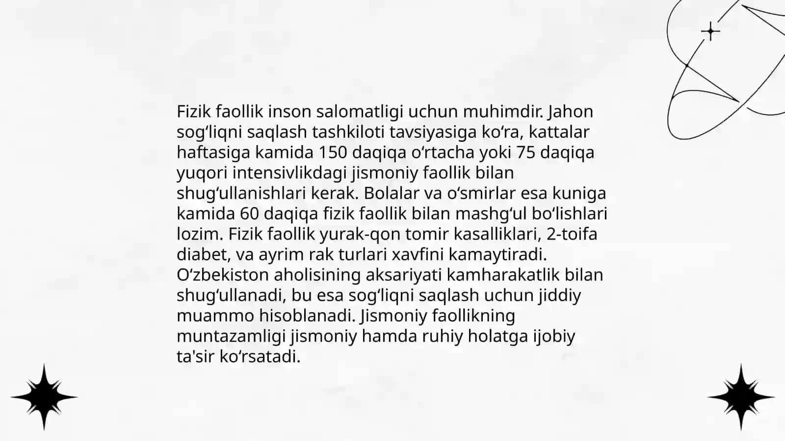 Hayot tarzi va salomatlik mexanizmi 4