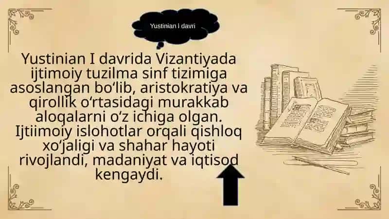 Yustinian 1 imperatorligi davrida Vizantiya 4