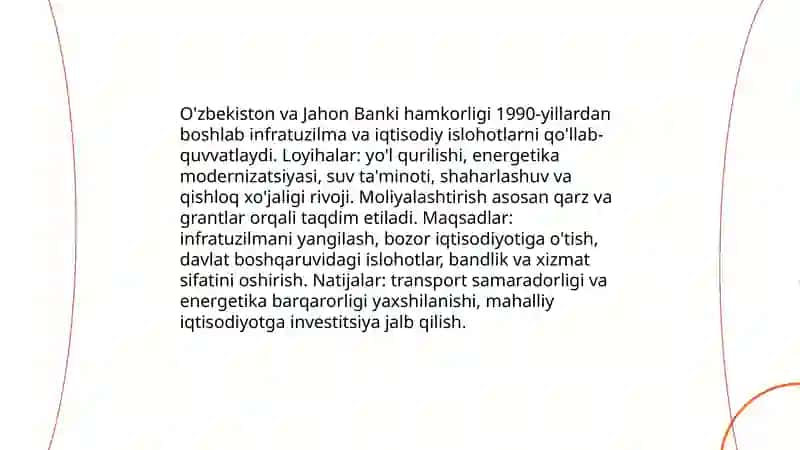 O'zbekistoning xalqaro tashkilotlar bilan hamkorlik aloqalari 4