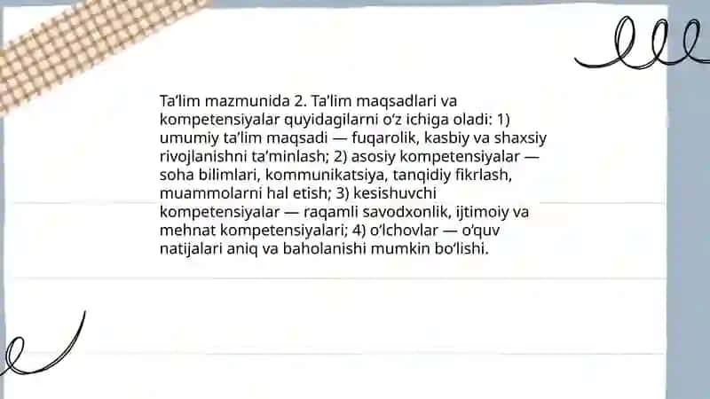 Oʻquv dasturi va uning mazmuni 4