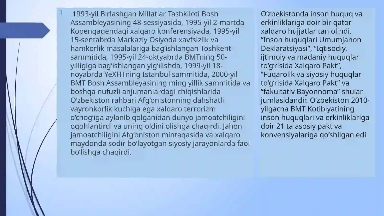 O‘zbekiston Respublikasining BMT islohotlari bo‘yicha tashabbusi va uning tashqisiyosati 4