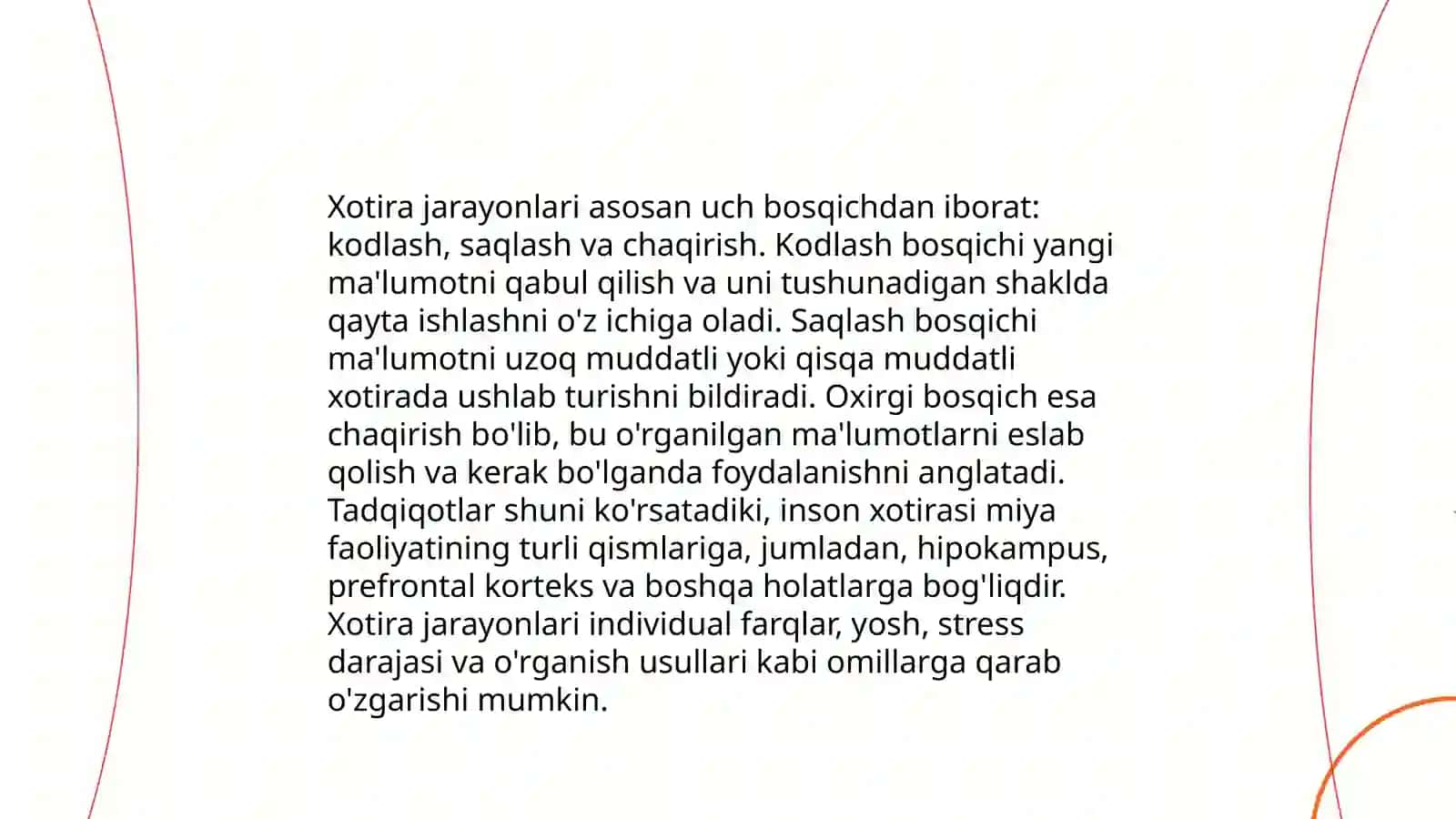 Kognitiv jarayonlarni shakllanishi 4