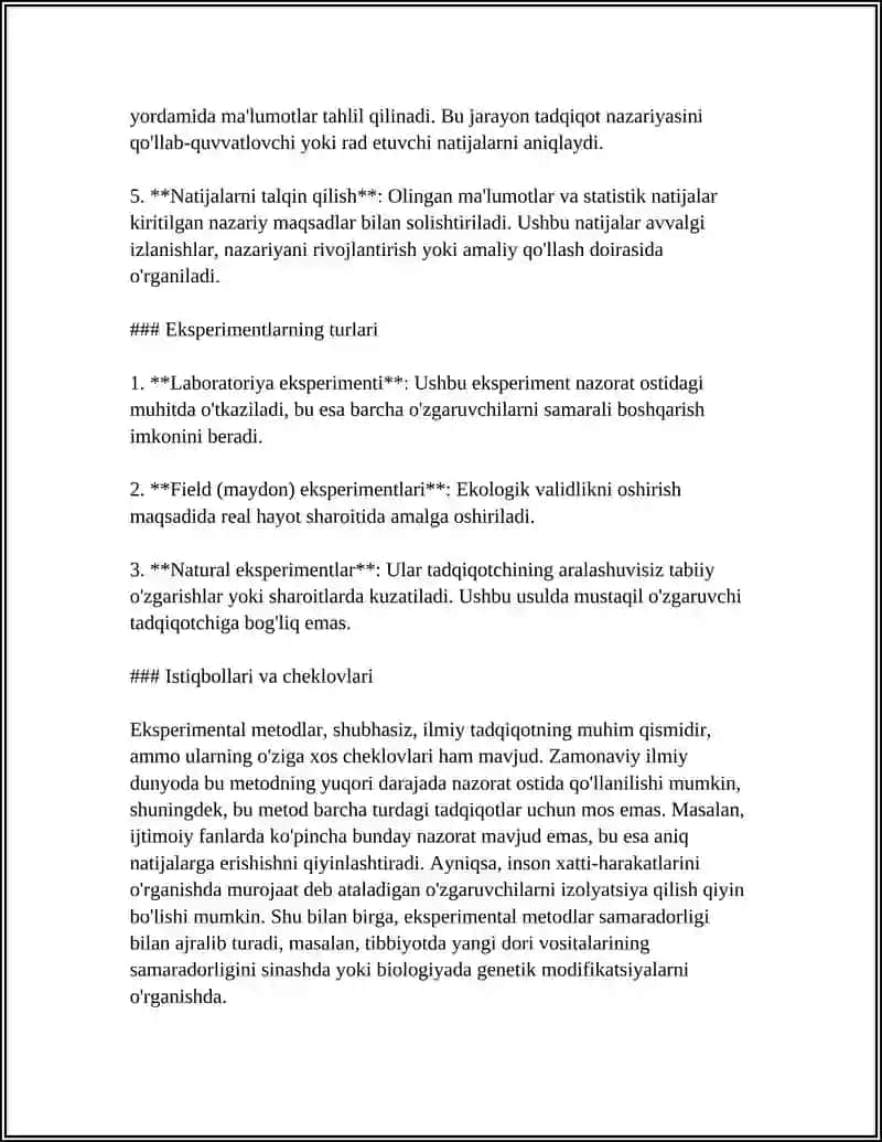 HOZIRGI ZAMON PSIXOLOGIYASINING TADQIQOT METODLARI 4