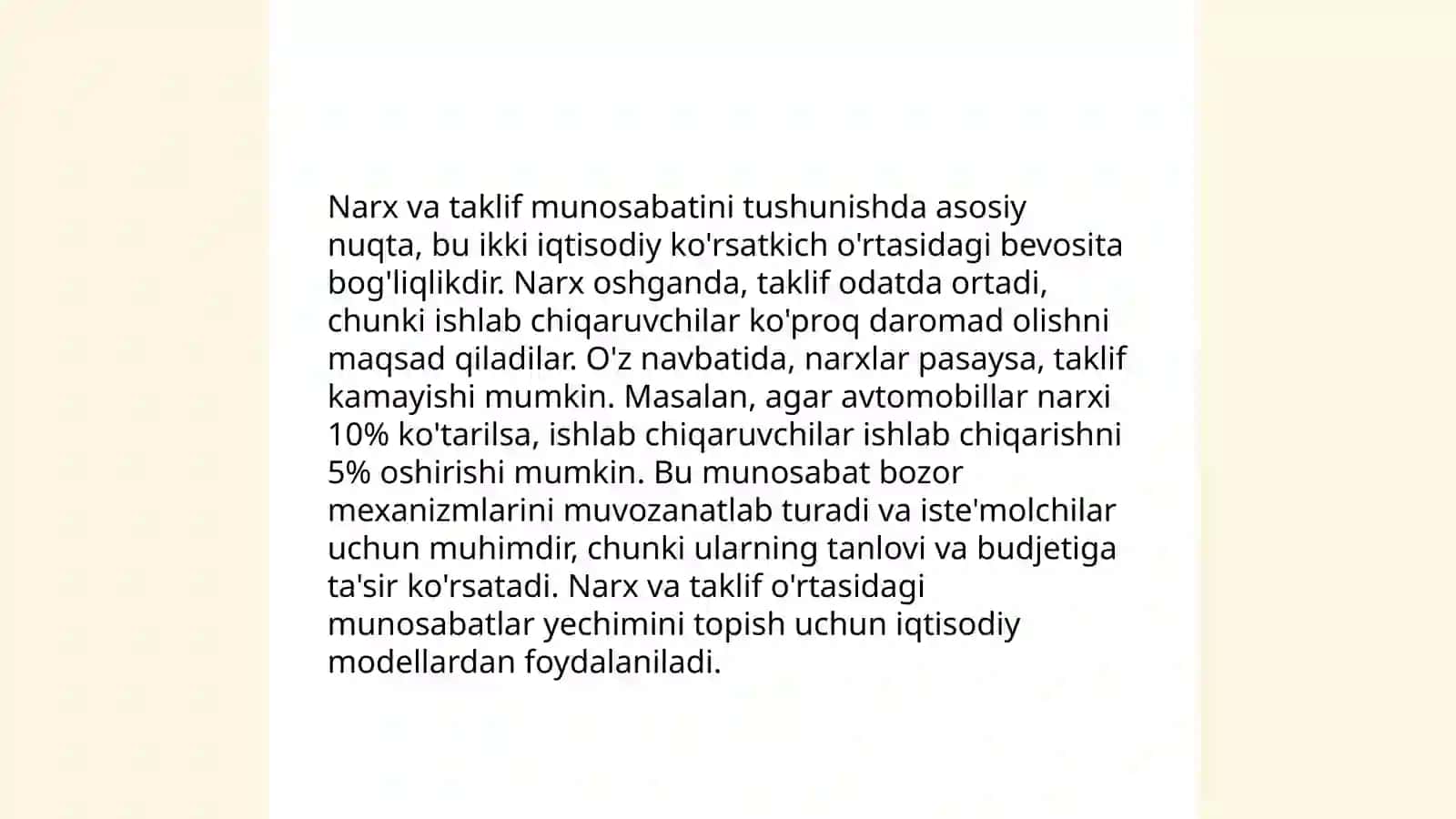 Talab va taklif tahlili asoslari 4