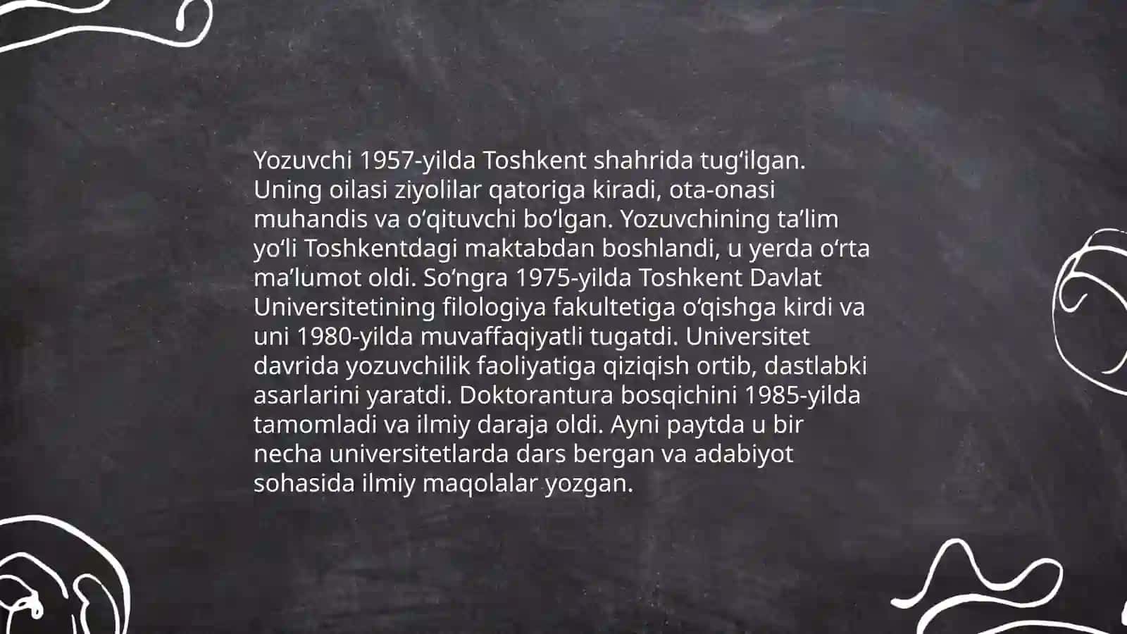 Oʻtkir Hoshimov hayoti va ijodi 4