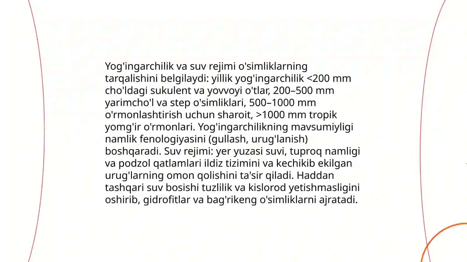Iqlimning ósimliklarning tarqalishiga ta'siri 4