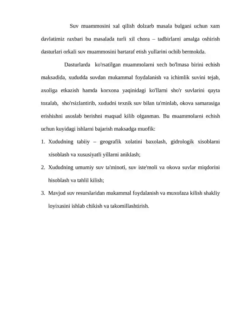 SUV RESURSLARINI MUHOFAZA QILISH 4