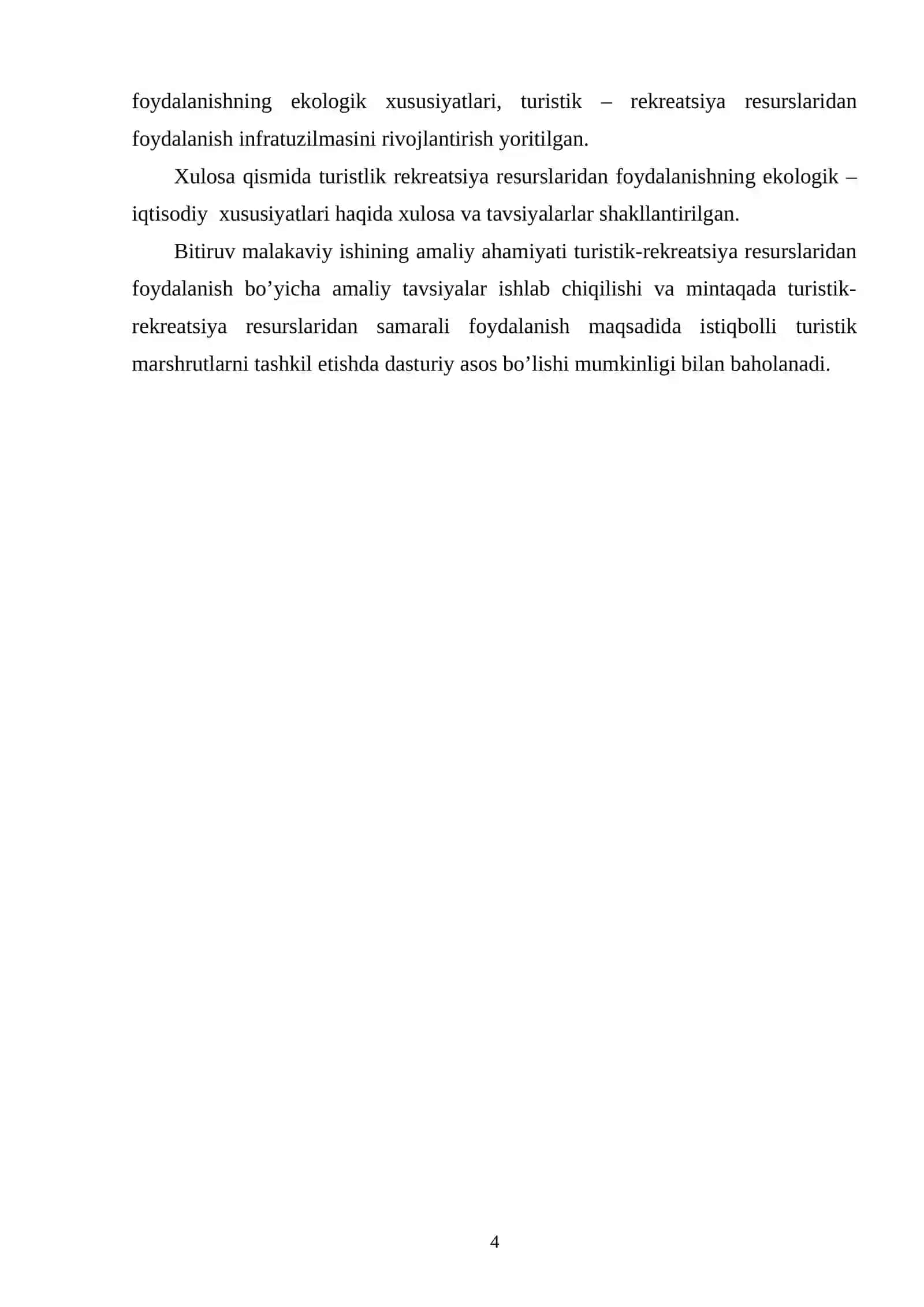 Turistik-rekreatsiya resurslaridan foydalanish 4