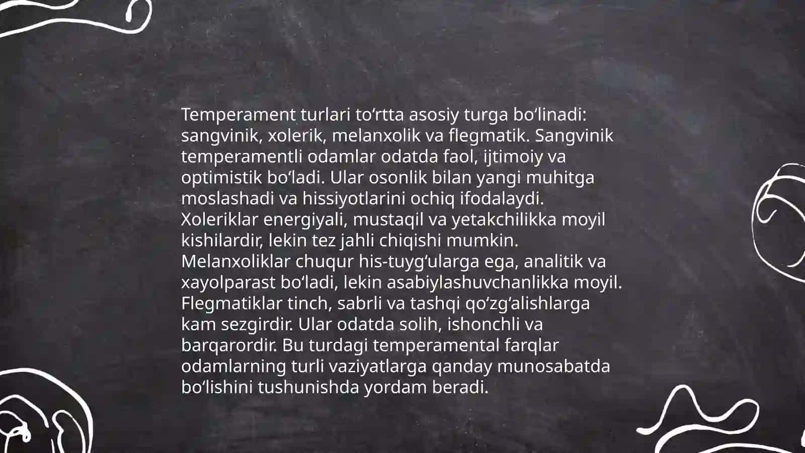 Temperament shaxs tuzilmasi sifatida 4