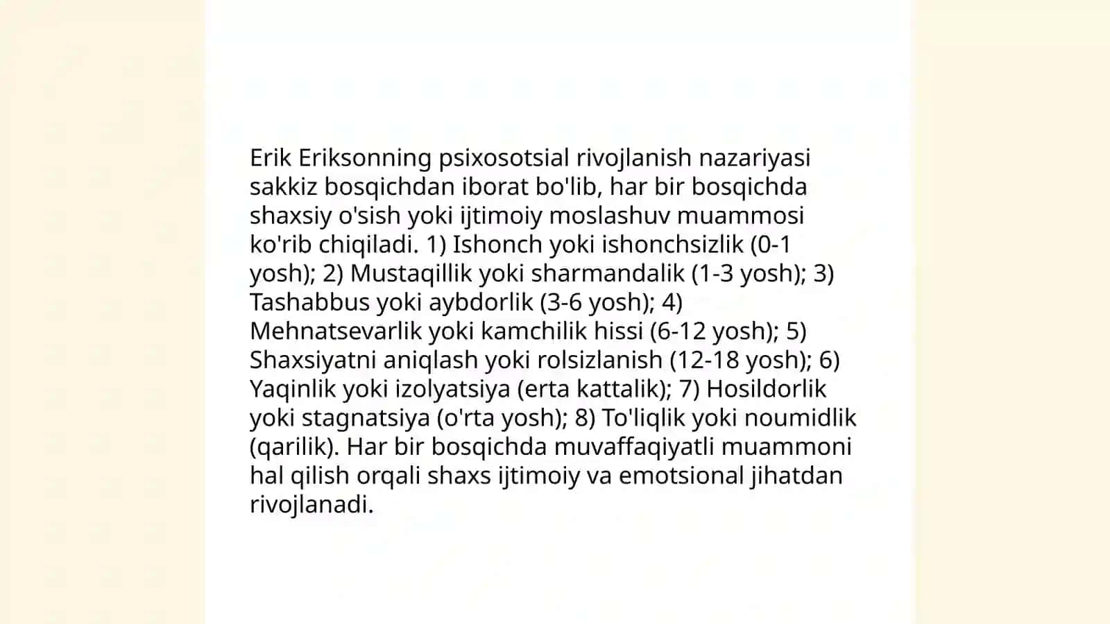 Freydning psixoseksual rivojlanish nazariyasi 4