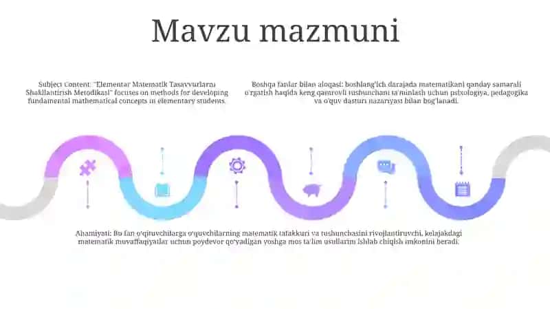 Elementar Matematik Tasavvurlarni Shakllantirish Metodikasi 4