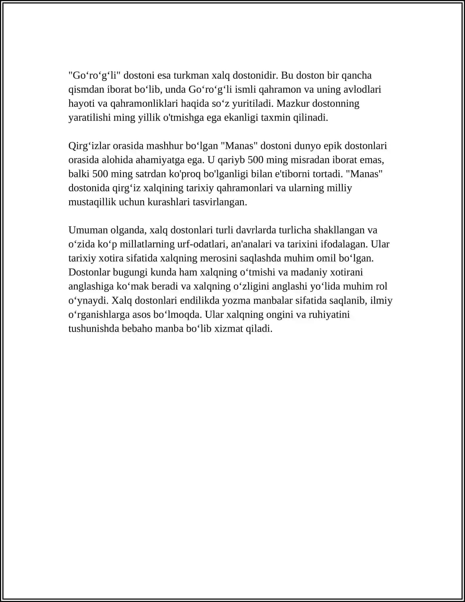 XALQ DOSTONLARINING VARIANTLARI HAQIDAA 4