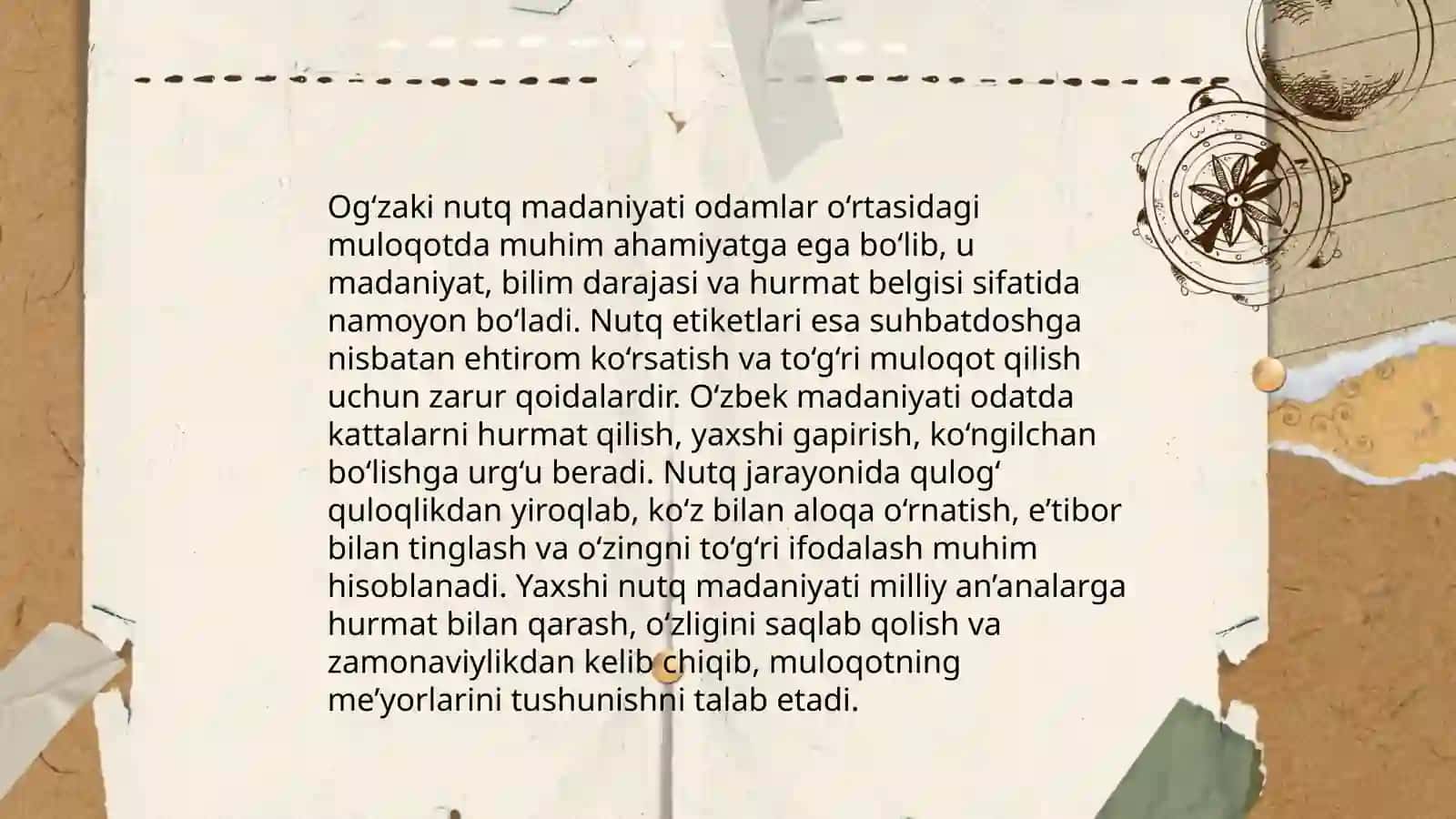 Og'zaki nutq savodxonligi 4