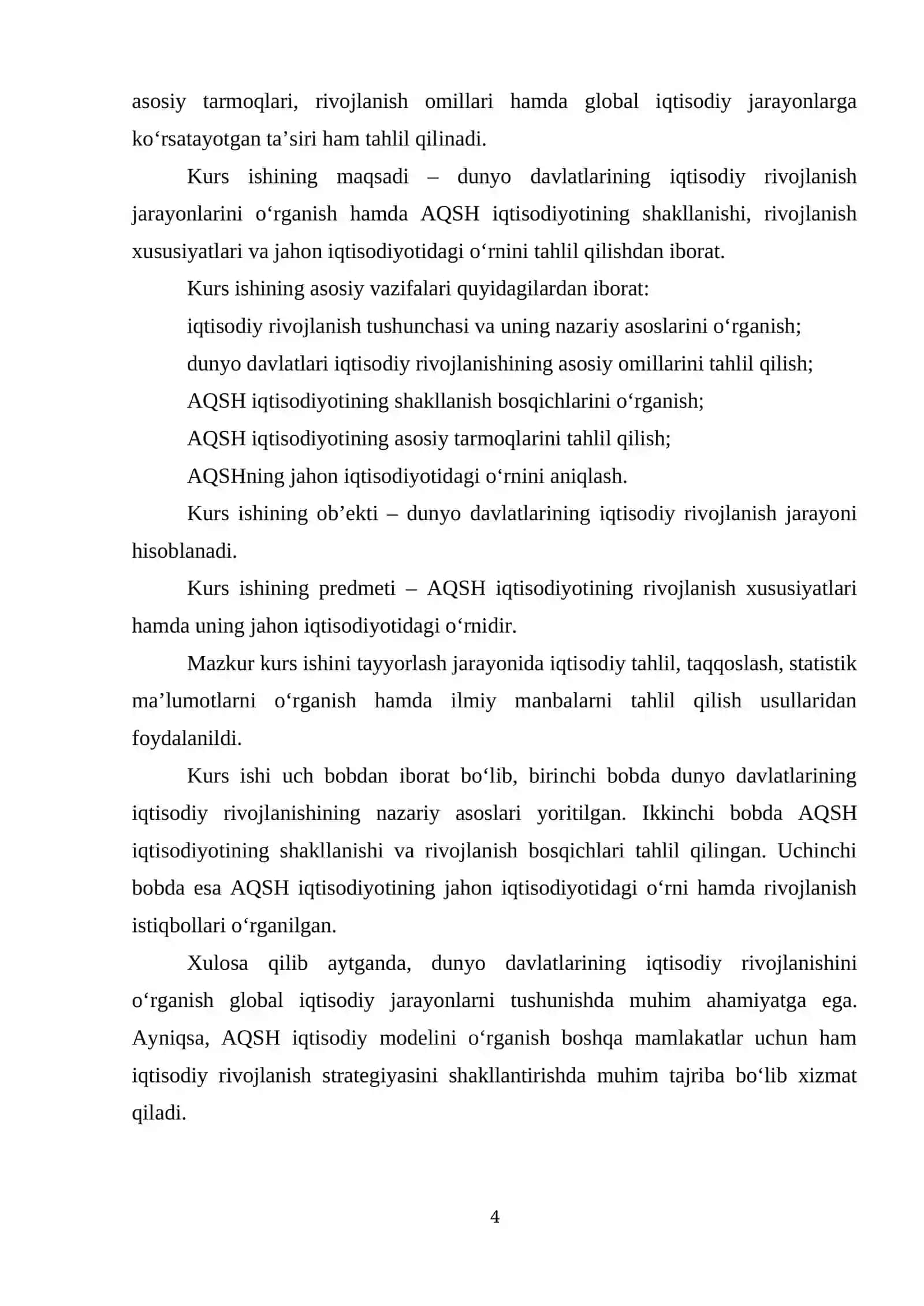 DUNYO DAVLATLARI IQTISODIY RIVOJLANISHINING NAZARIY ASOSLARI 4