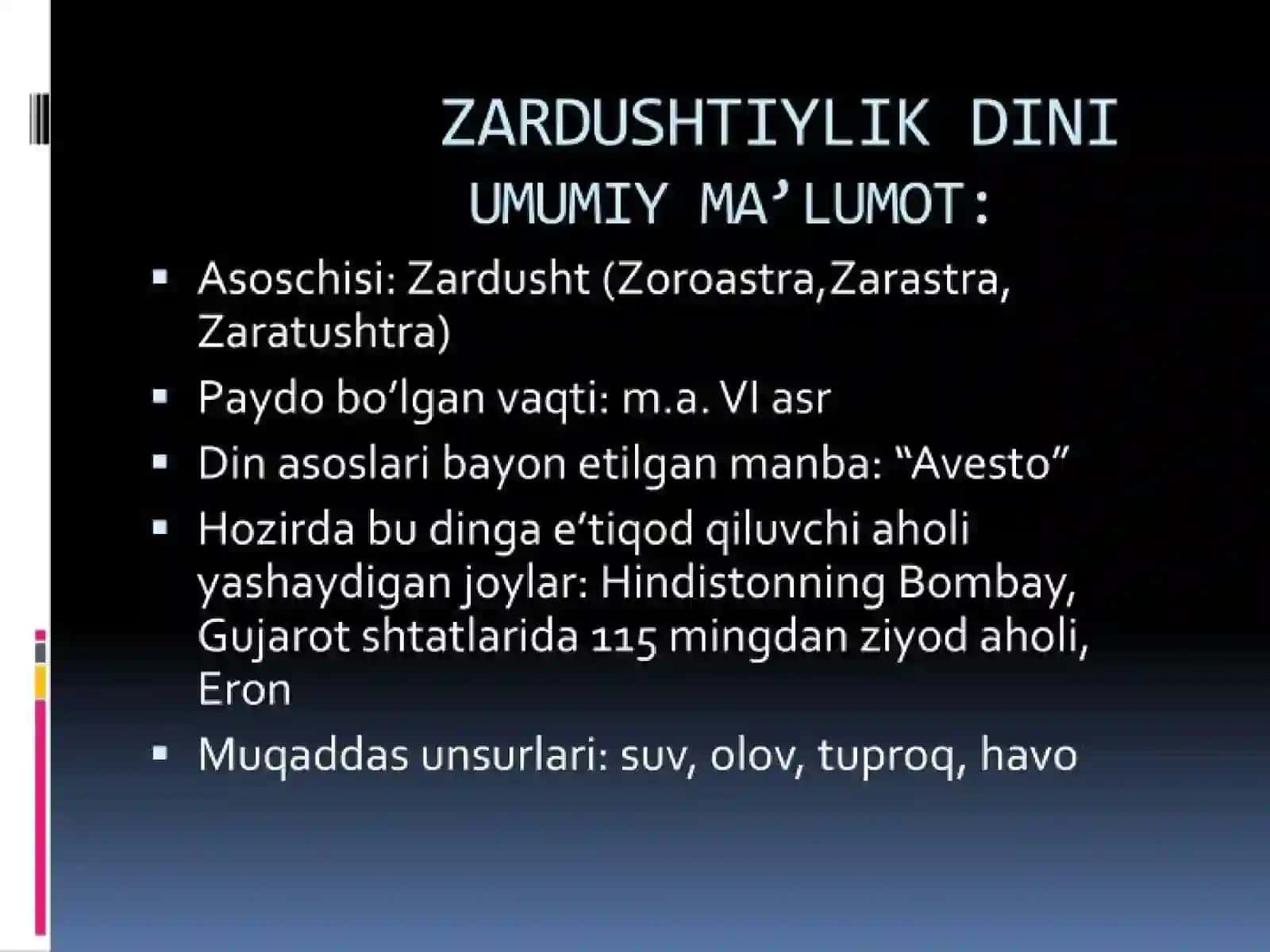 Zardushtiylikdatabiatning ulug’lanishi 4