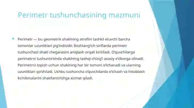 Boshlang'ichsinflardaperitmetvayuza(Sig'im,hajm)tushunchalarinio'rgatishmetodikasi 4