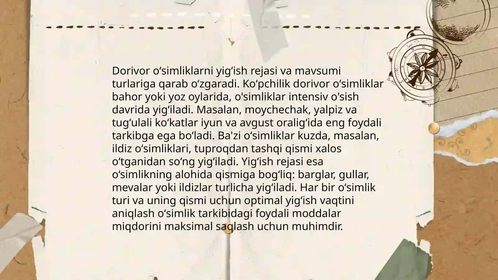 Dorivor oʻsimliklarni aniqlash va tanlash 4