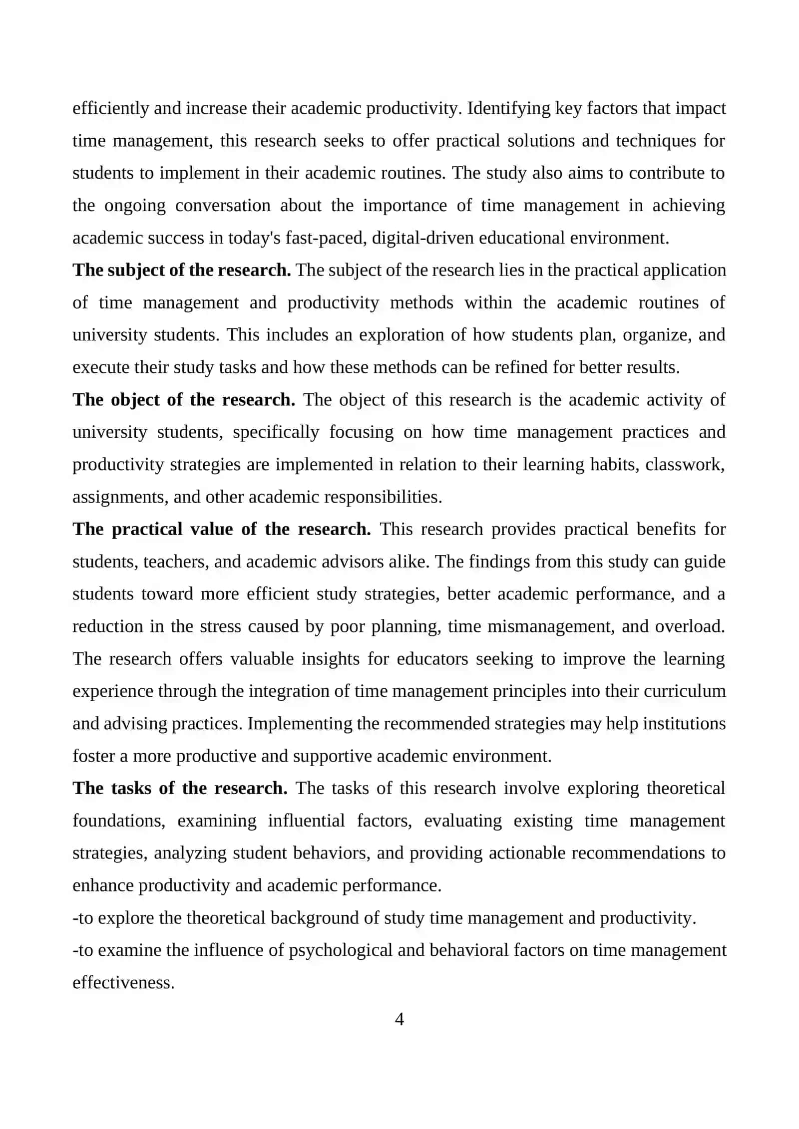 OPTIMIZING STUDY TIME AND INCREASING PRODUCTIVITY 4