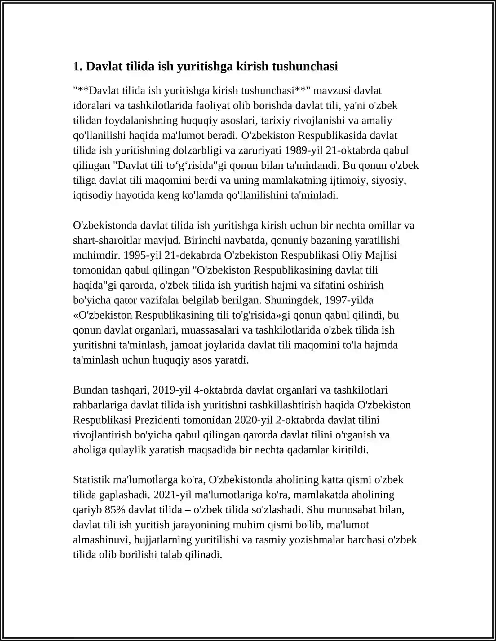 DAVLAT TILIDA ISH YURITISH FANIGA KIRISH, HUJJATCHILIK TARIXI SHARQ XUJJATCHILIGI 4
