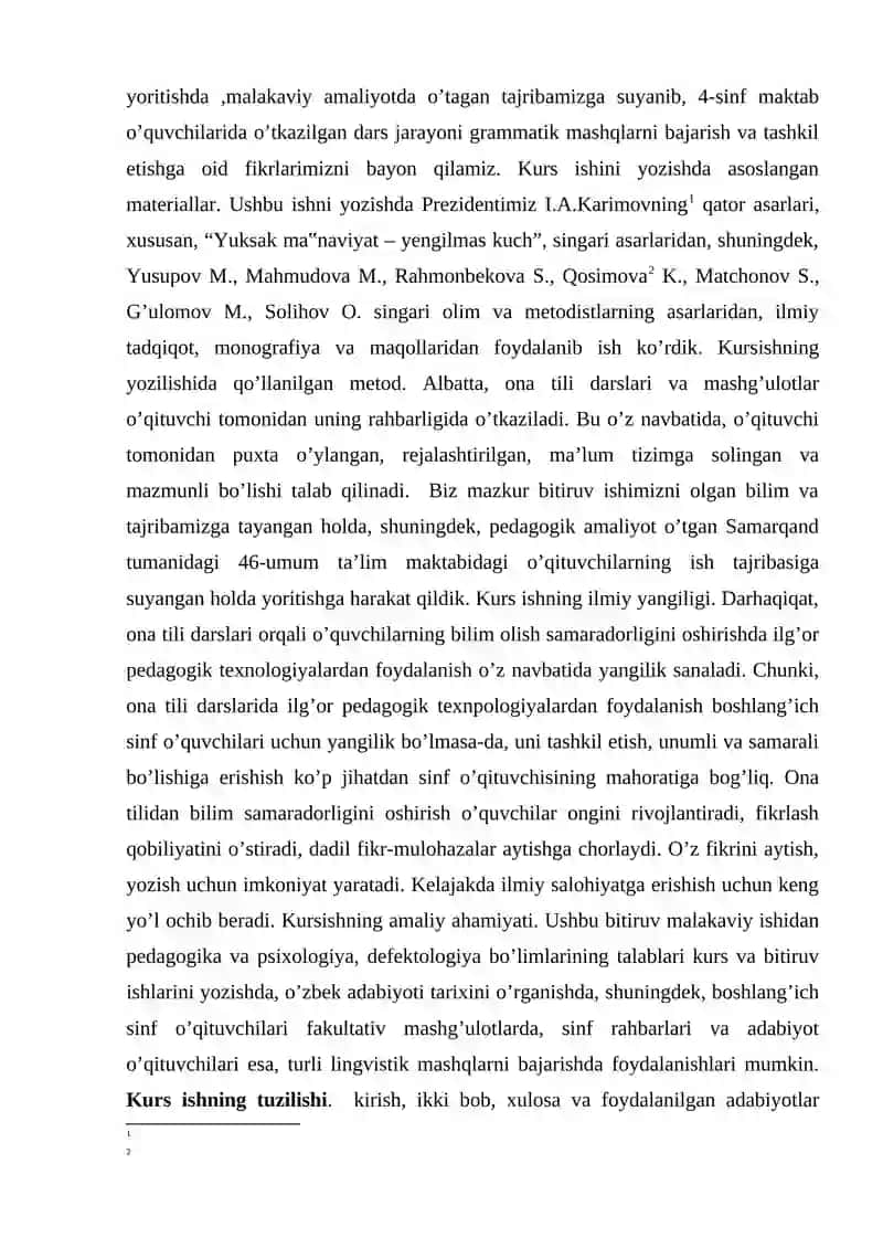 2-sinfda “Tovushlar va harflar” bo’limi materiallarini o’egatish metodikasi 4