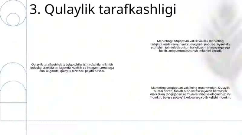 Marketing Tadqiqotlarda Reprezintativlikni Ta'Minlash Muammolari 4