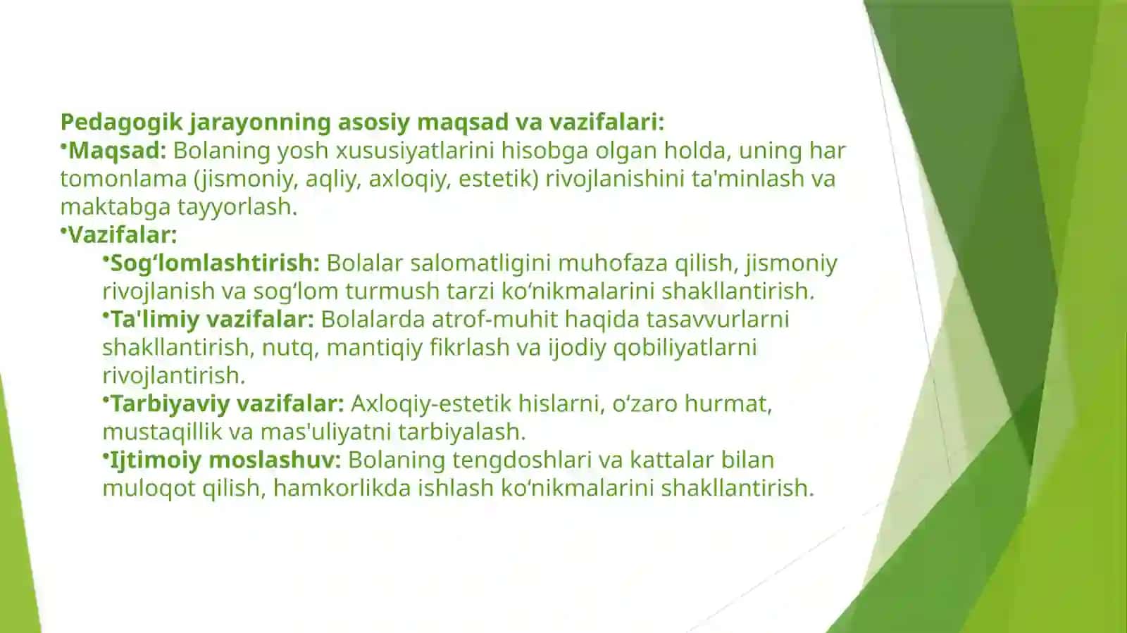 Tabiat bilan tanishtirish metodikasi fanidan taqdimoti 4