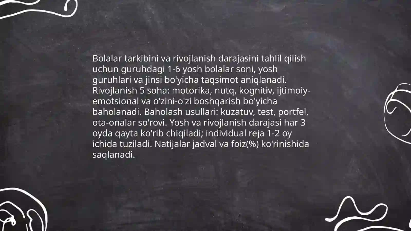 Tarbiyachining shaxsiy ish rejasi 4