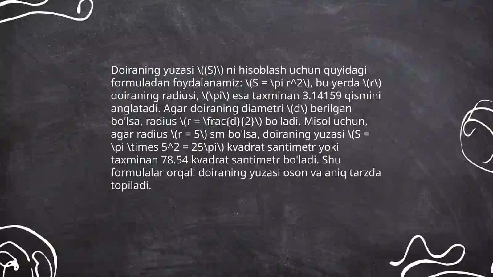 Yasashga doir geometrik masalalar haqida tushuncha 4