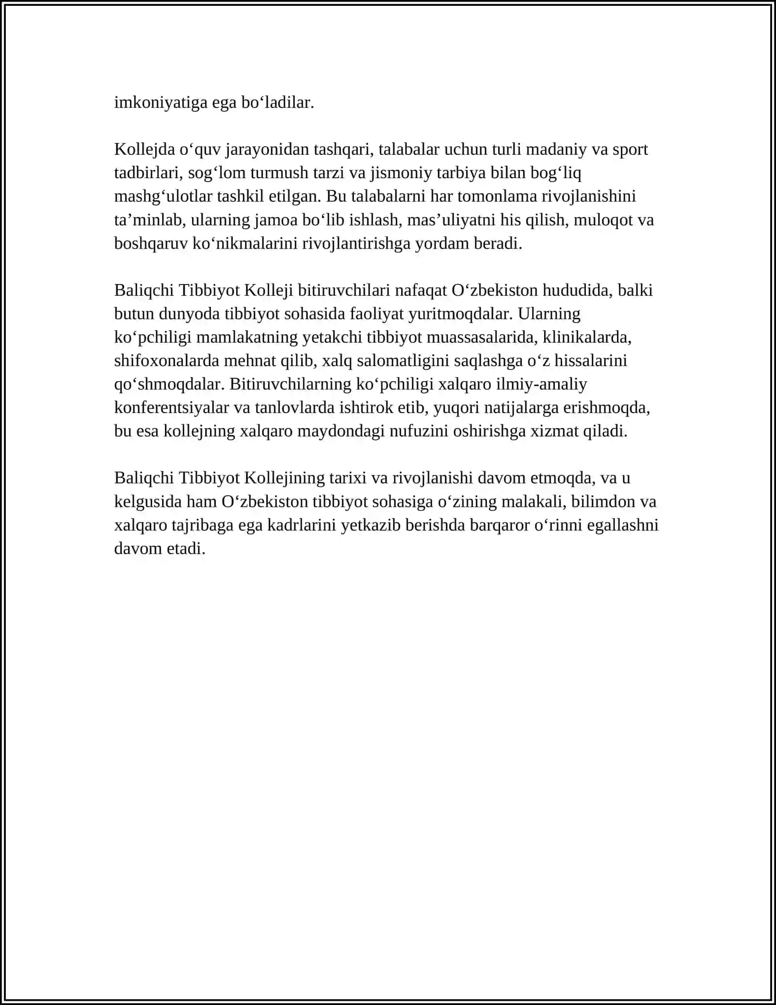 BALIQCHI TIBBIYOT KOLLEJI 4