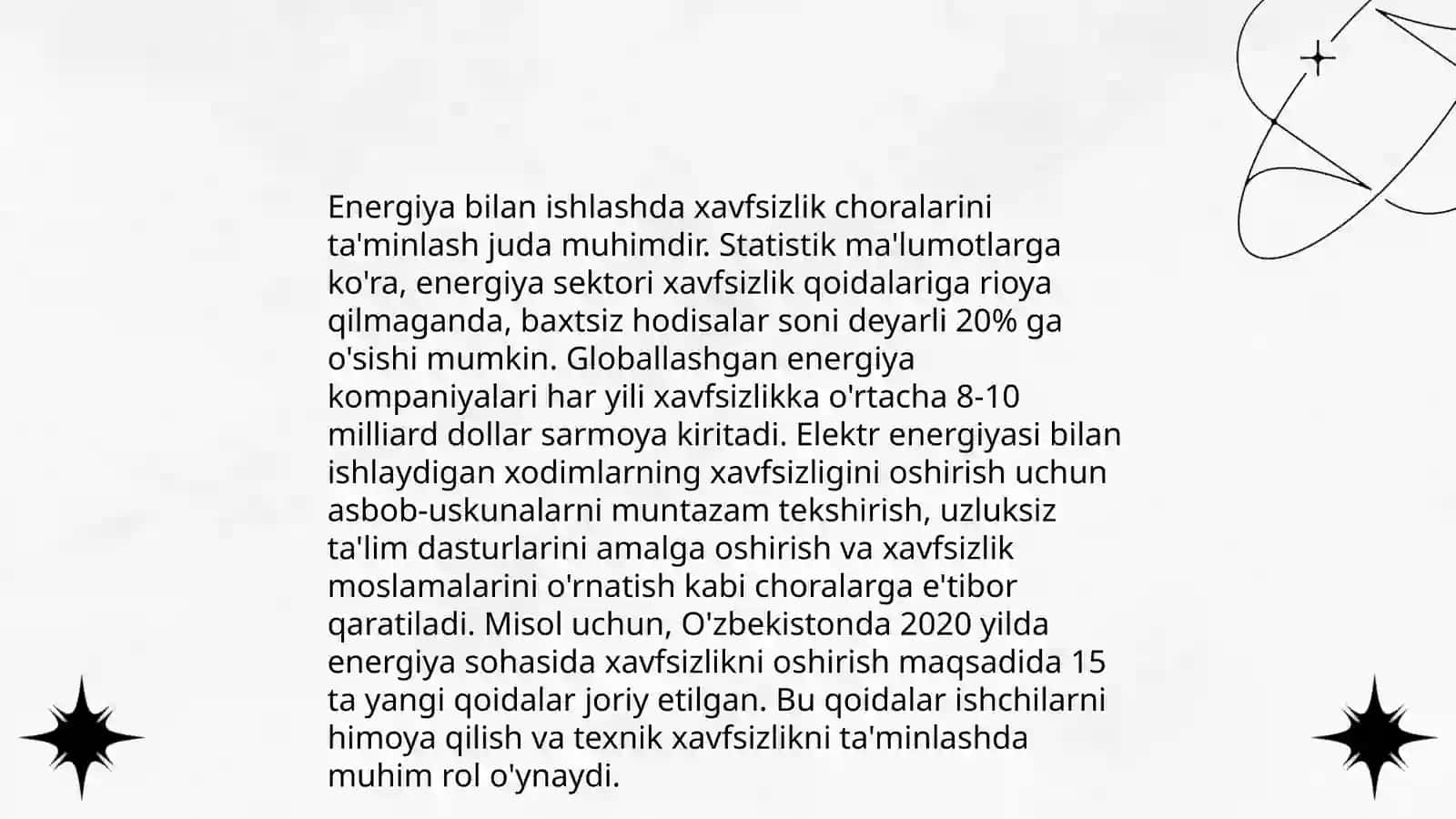 Ma'dan maydonlarni ishlatishda xavsizlik choralarni o'rganish 4