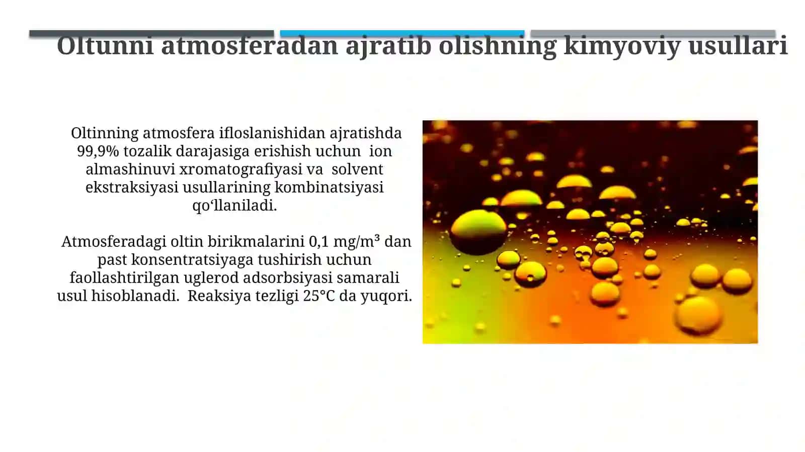 Atmosfera havosini oltingurgutbirikmalaridantozalash 4