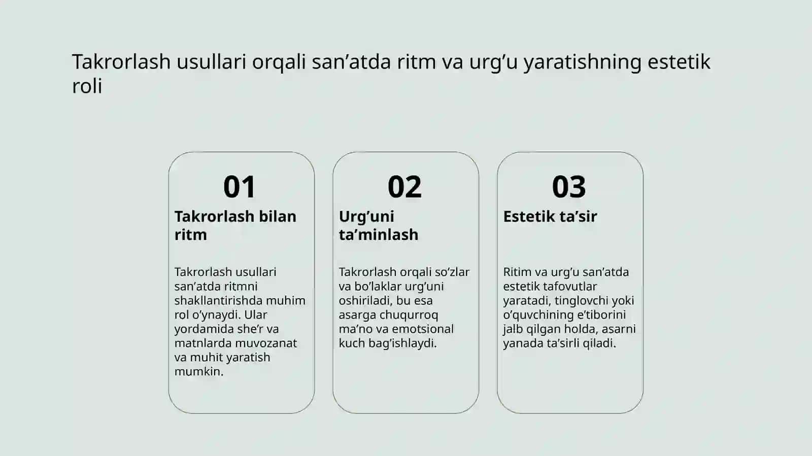 Soʻzlar takroriga asoslangan sanʼatlar 4