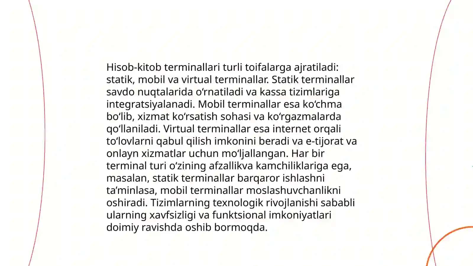 Sayyor soliq tekshiruvi: nazorat kassa texnikasi va hisob-kitob terminallari qo’llanilishini tekshirish 4