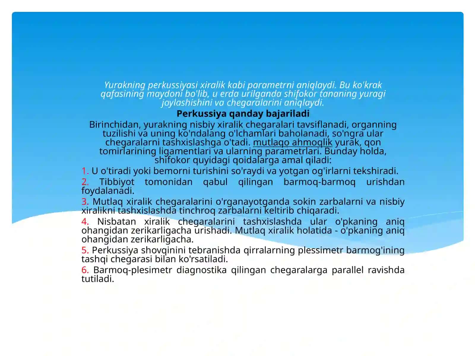 Yurakperkussiyasi va rentgenogramma 4
