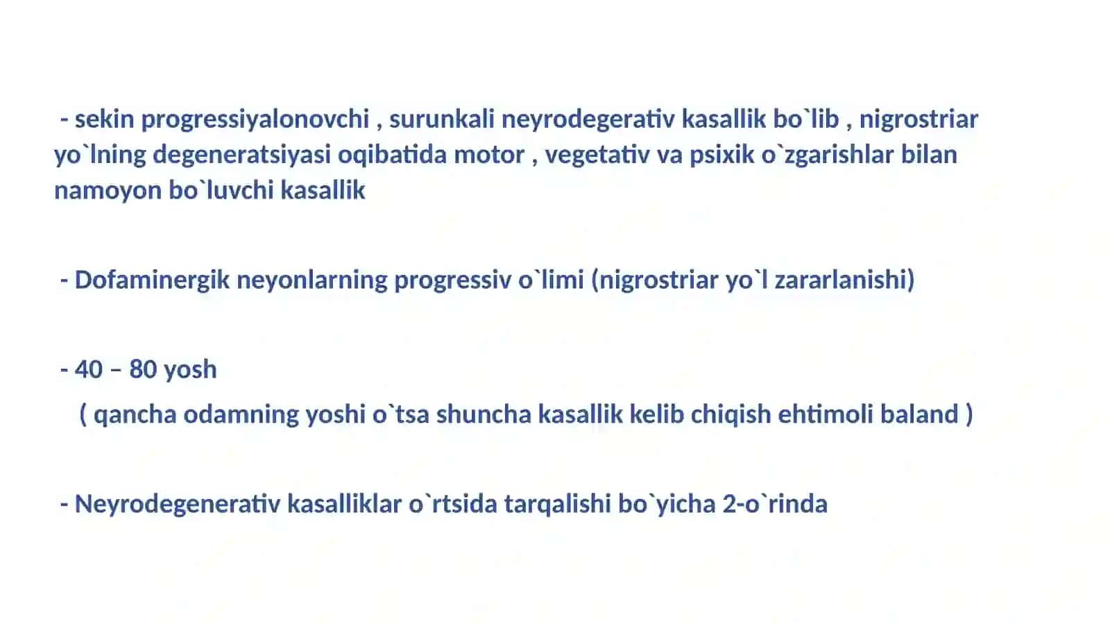 PARKINSON KASALLIGI 4