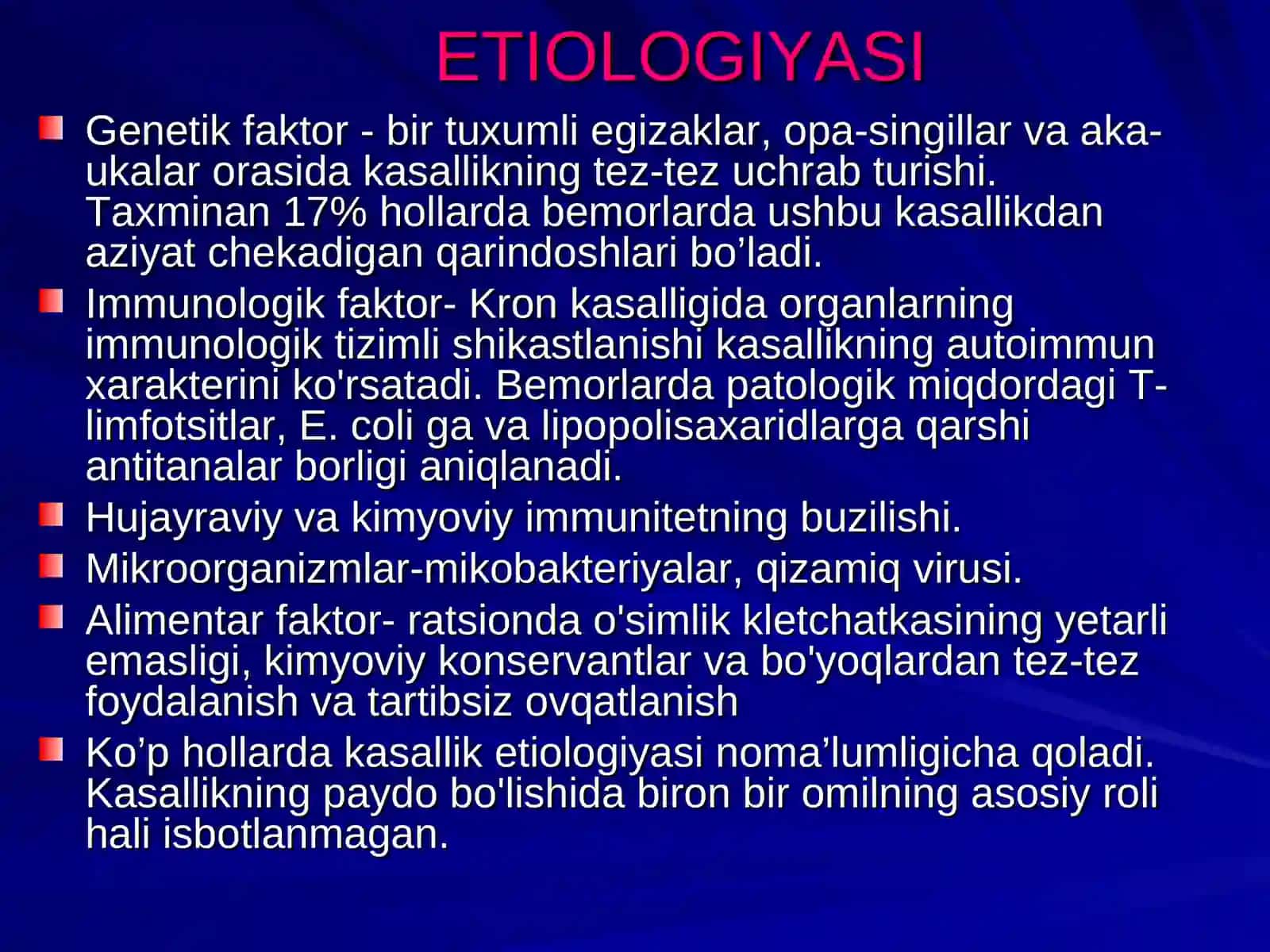 KRON KASALLIGI 4