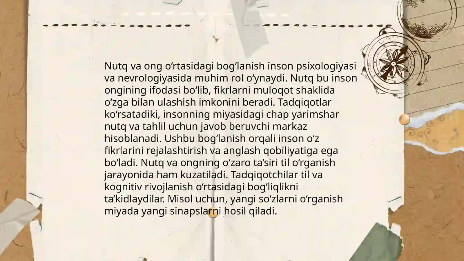 Nutq murakkab mexanizm sifatida 4