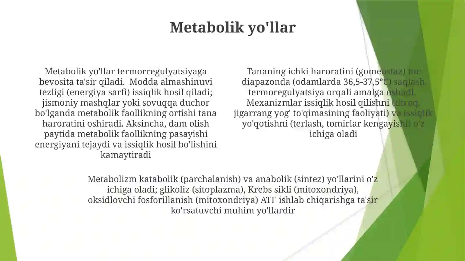 Metabolizm.Termoregulatsiya 4