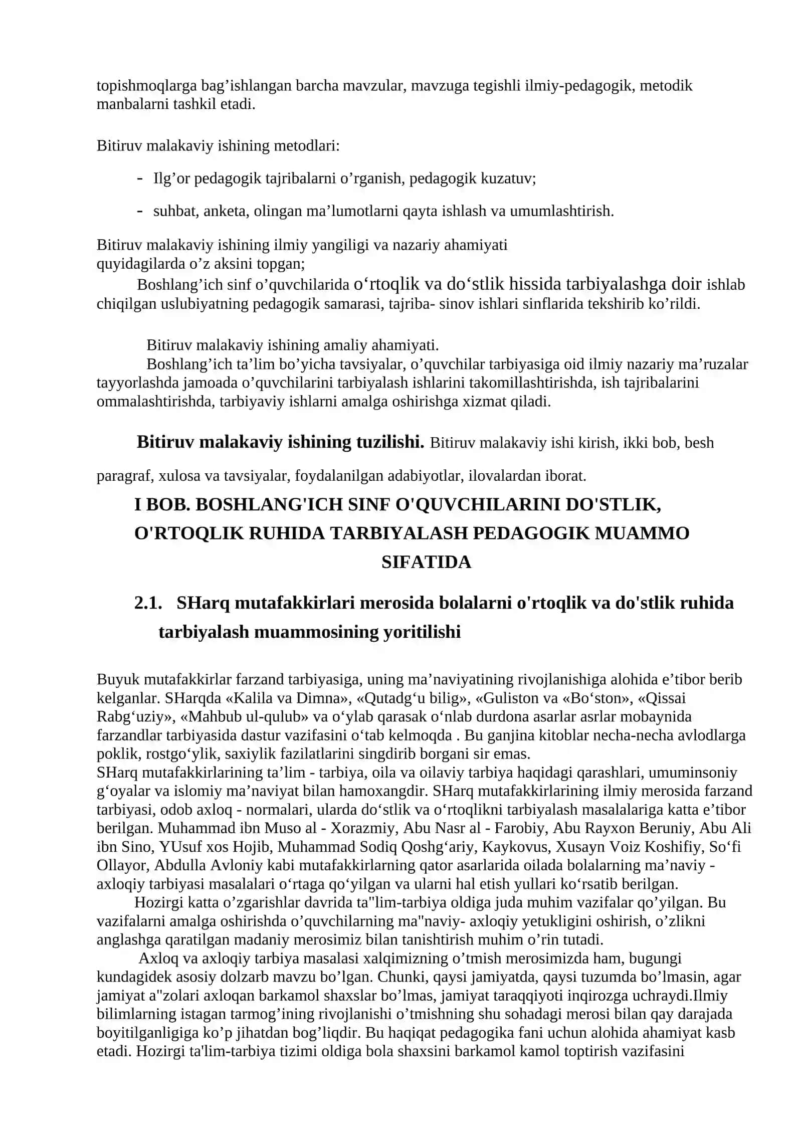 Boshlang‘ich sinf o‘quvchilarni o‘rtoqlik va do‘stlik hissidatarbiyalash shakl va usullari 4