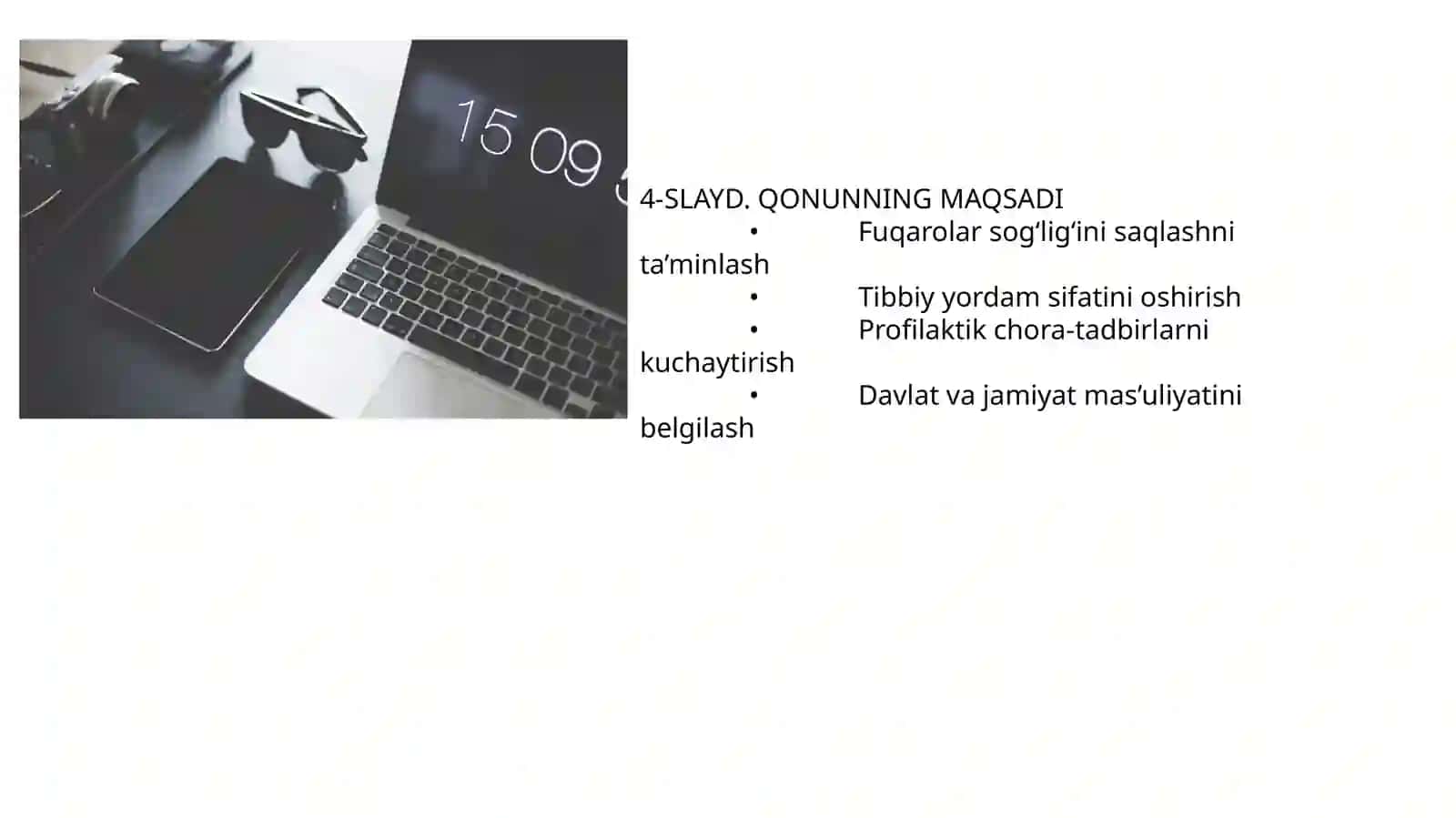 Fuqarolar sog‘lig‘ini saqlash to‘g‘risidagi qonun 4