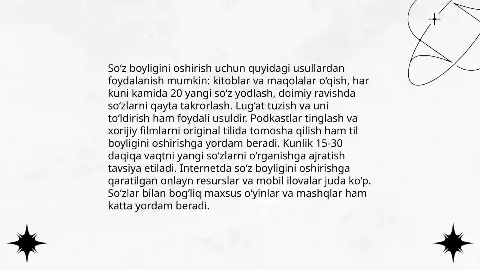 10-sinf Ona tili darsligidan nutq madaniyatini oshirishga qaratilgan topshiriqlar tayyorlash 4
