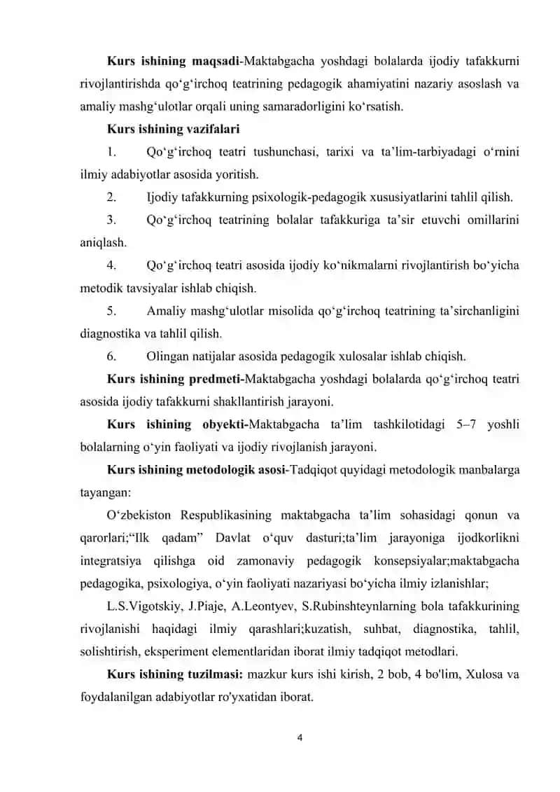 Qo’g’irchoq teatri orqali bolalarning ijodiy tafakkurini shakillantirish 4